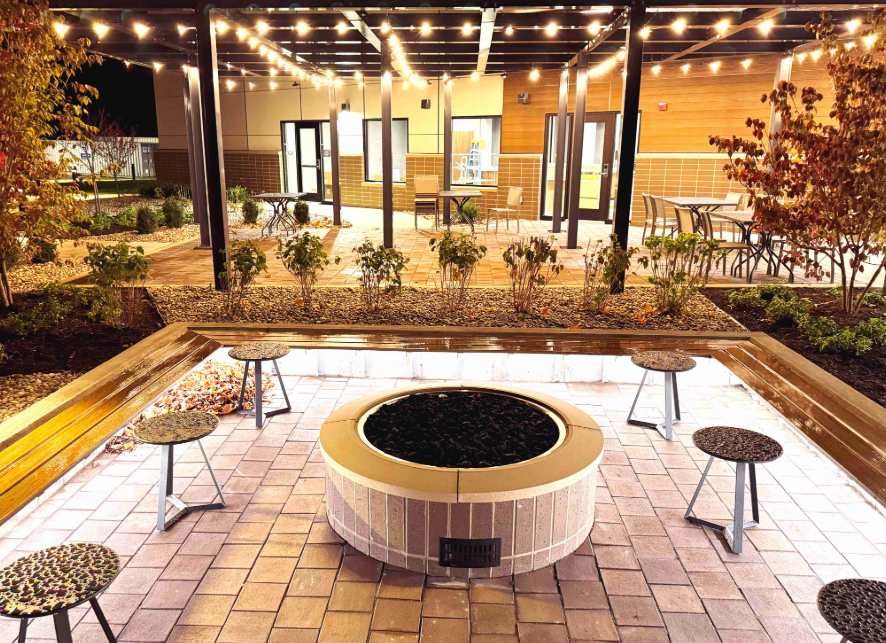 Homewood Suites, firepit